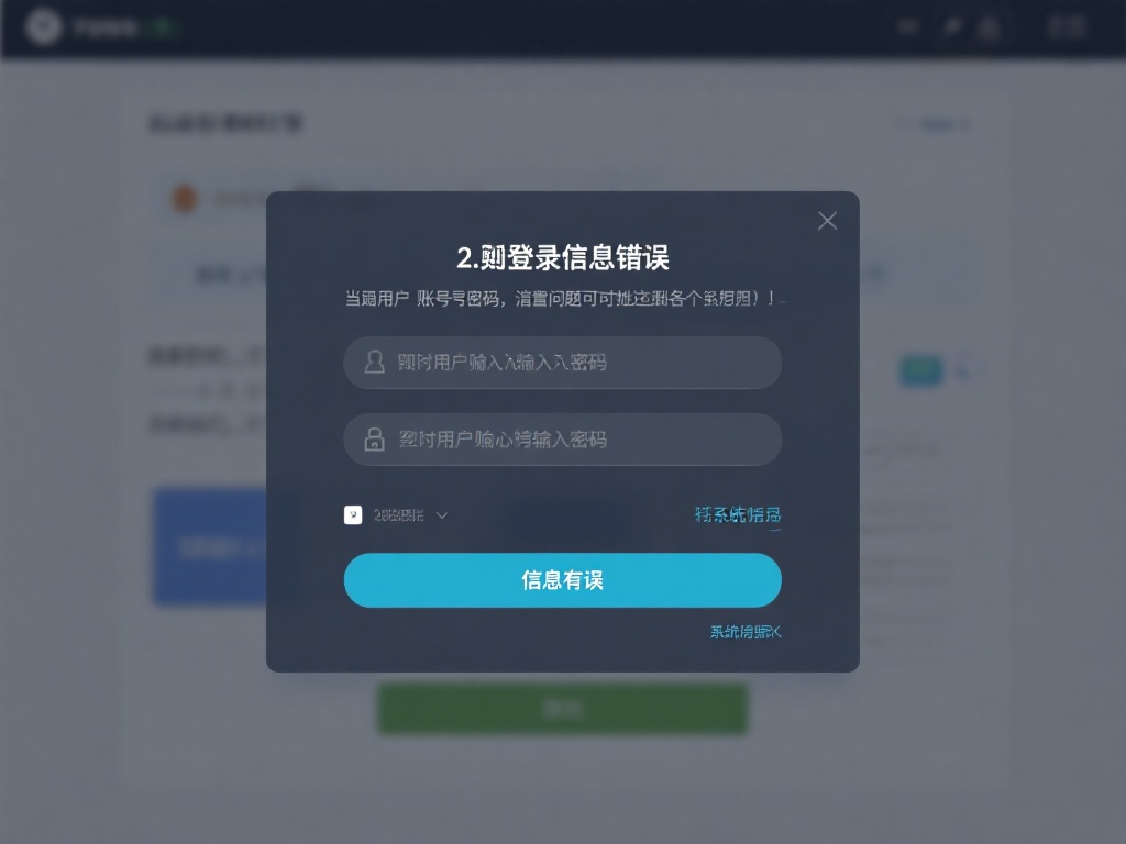 必威betway中文登录常见问题解析与解决方案 2. 登录信息错误提示
当用户输入账号密码时,系